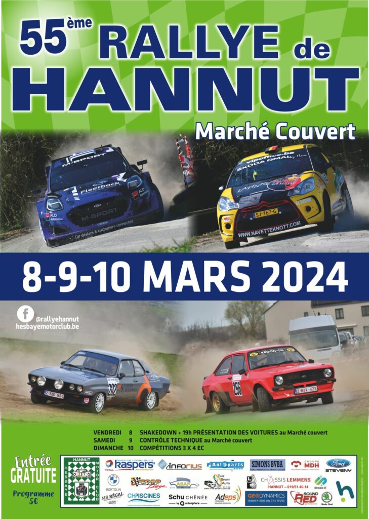 Inscription Rallye de Hannut