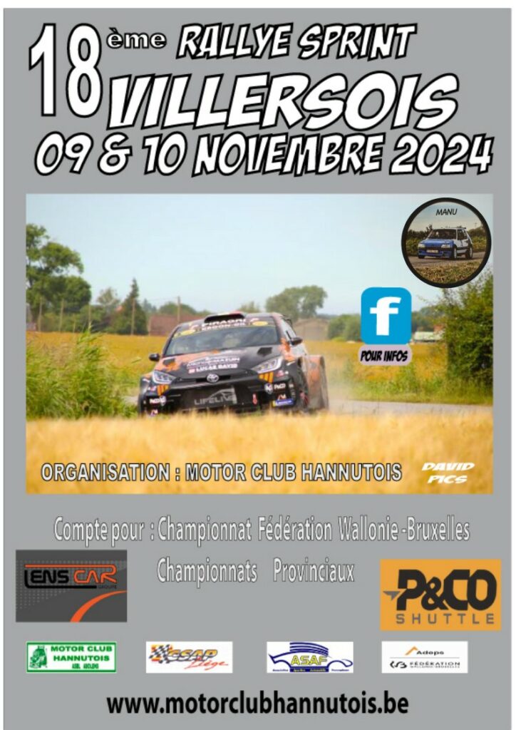 Inscription Rallye Sprint Villersois