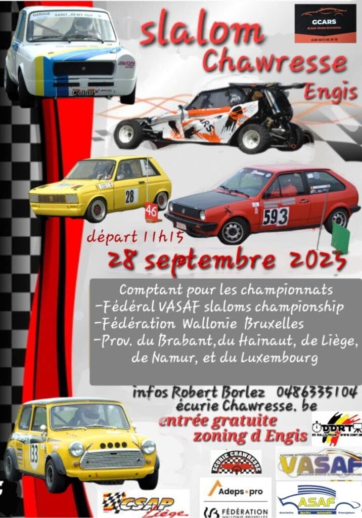 Inscription au 3ème Slalom Chawresse