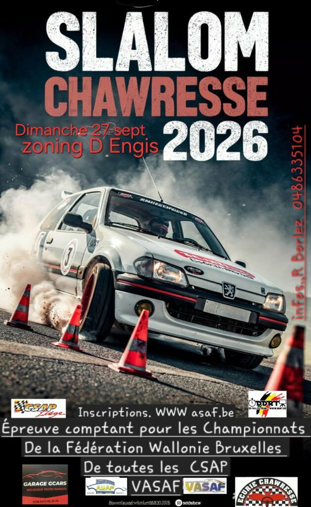 Inscription au 4ème Slalom Chawresse